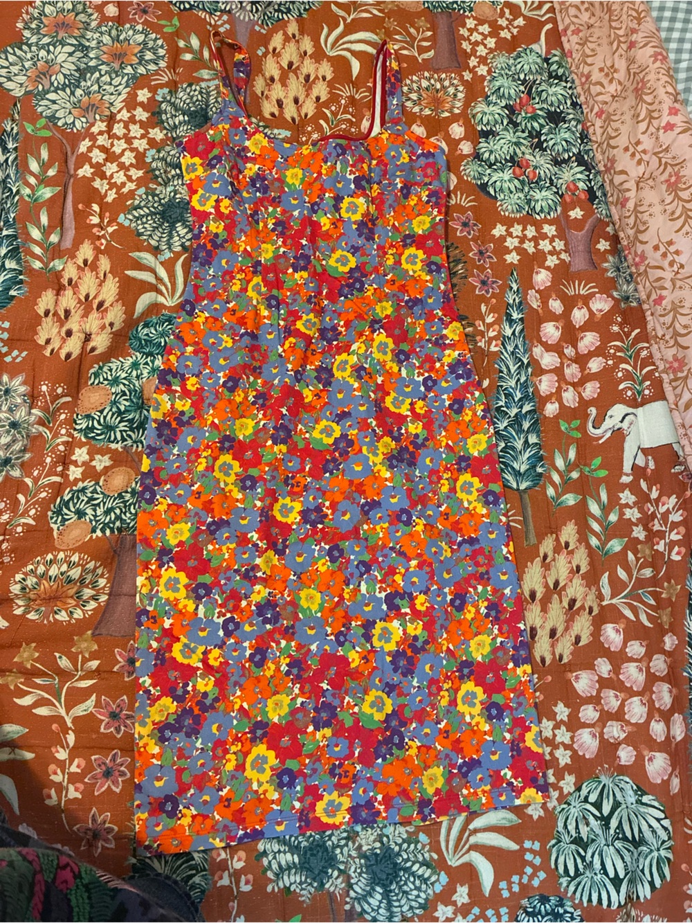 Pujka Floral Dress with Multicolor Print